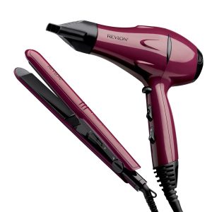 Combo Secador Y Alisador De Viaje Revlon